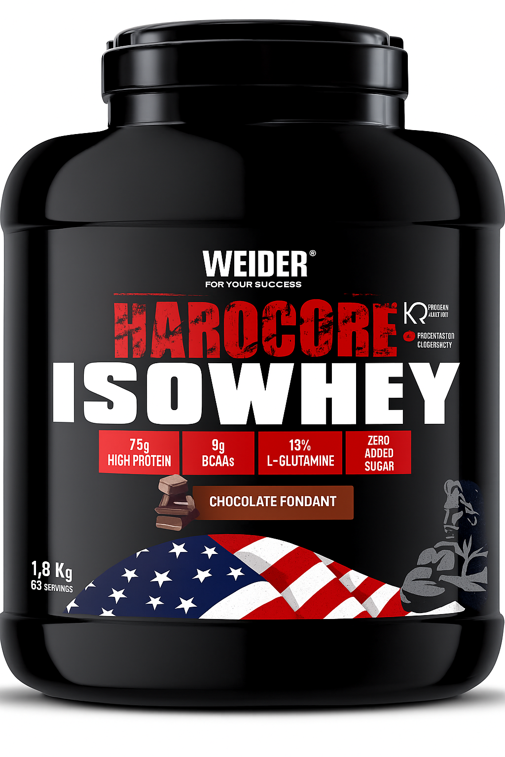 Weider Hardcore IsoWhey Protein Tozu - 1.8 Kg