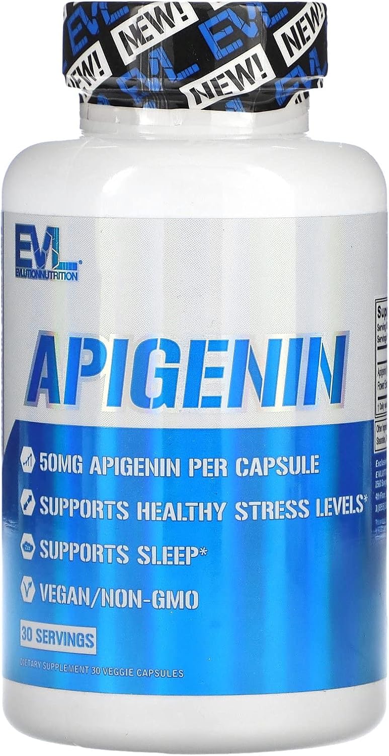 EVLution Nutrition Apigenin 50 mg 30 Veggie Caps