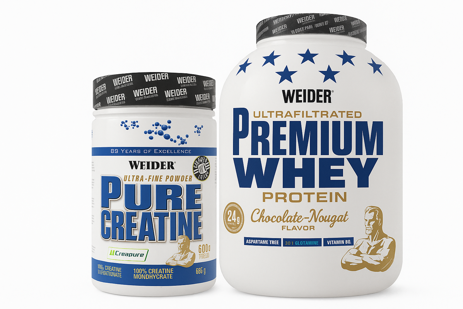 Weider Premium Whey Protein Tozu 2300 Gr + Weider Pure Creatine 600 Gram