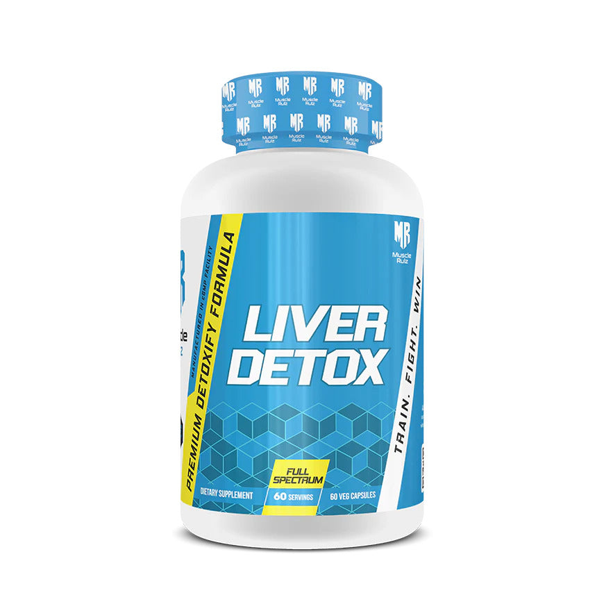 Muscle Rulz Liver Detox Milk Thistle Betaine Turmeric Selenium 60 Tablet