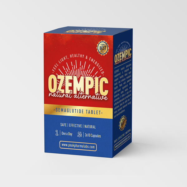 Natural Alternative Semag Ozempic Natural Berberine+Zinc+Green Tea+Bitter Melon Appetite Control 30 Caps