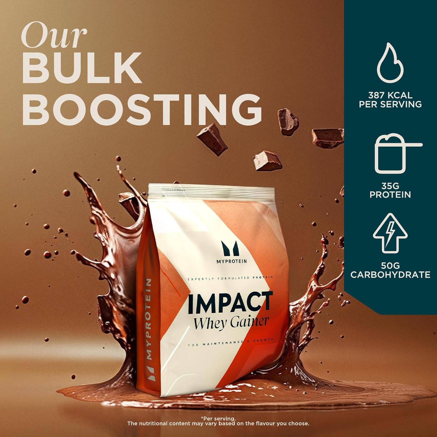 Myprotein Impact Whey Weight Mass Gainer Protein 2.5kg