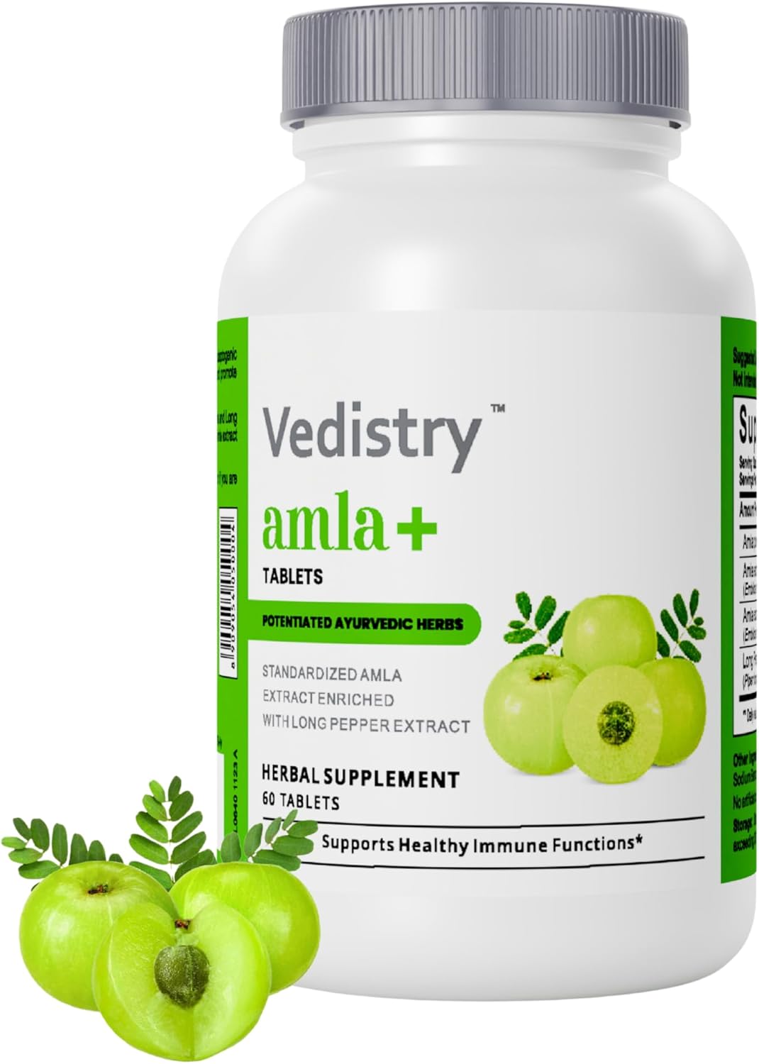 Vedistry Amla+ 1100mg Tablets with Amla & Long Pepper