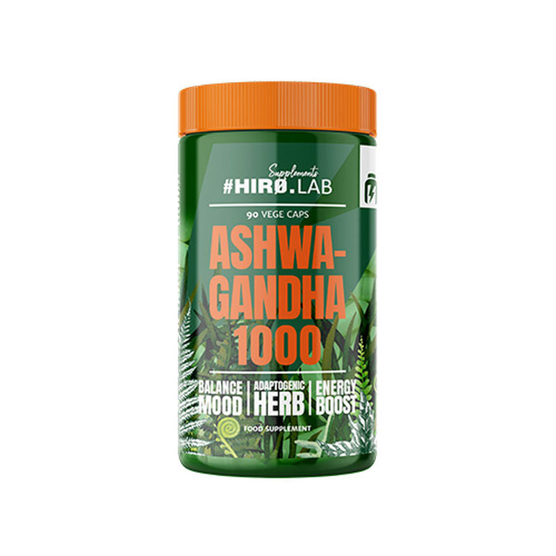 Hiro Lab Ashwagandha 1000mg Adaptogenic Stress Balance Support – 90 caps