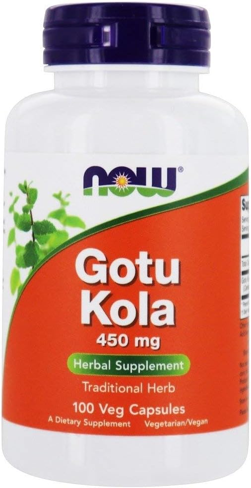 Now Foods Gotu Kola Ayurvedic 450 mg 100 Caps