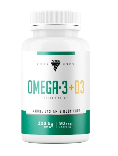 Trec Omega 3 + D3 Vitamin 2000 UI 90 CAPS