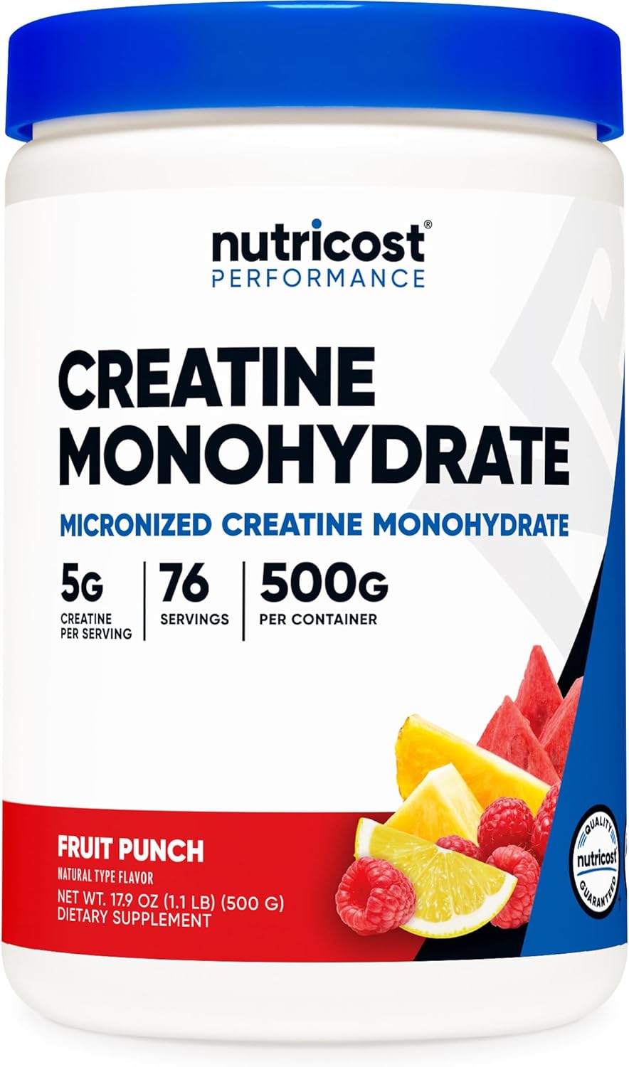 Nutricost Creatine Monohydrate Micronize Powder 500G - 76 Servings