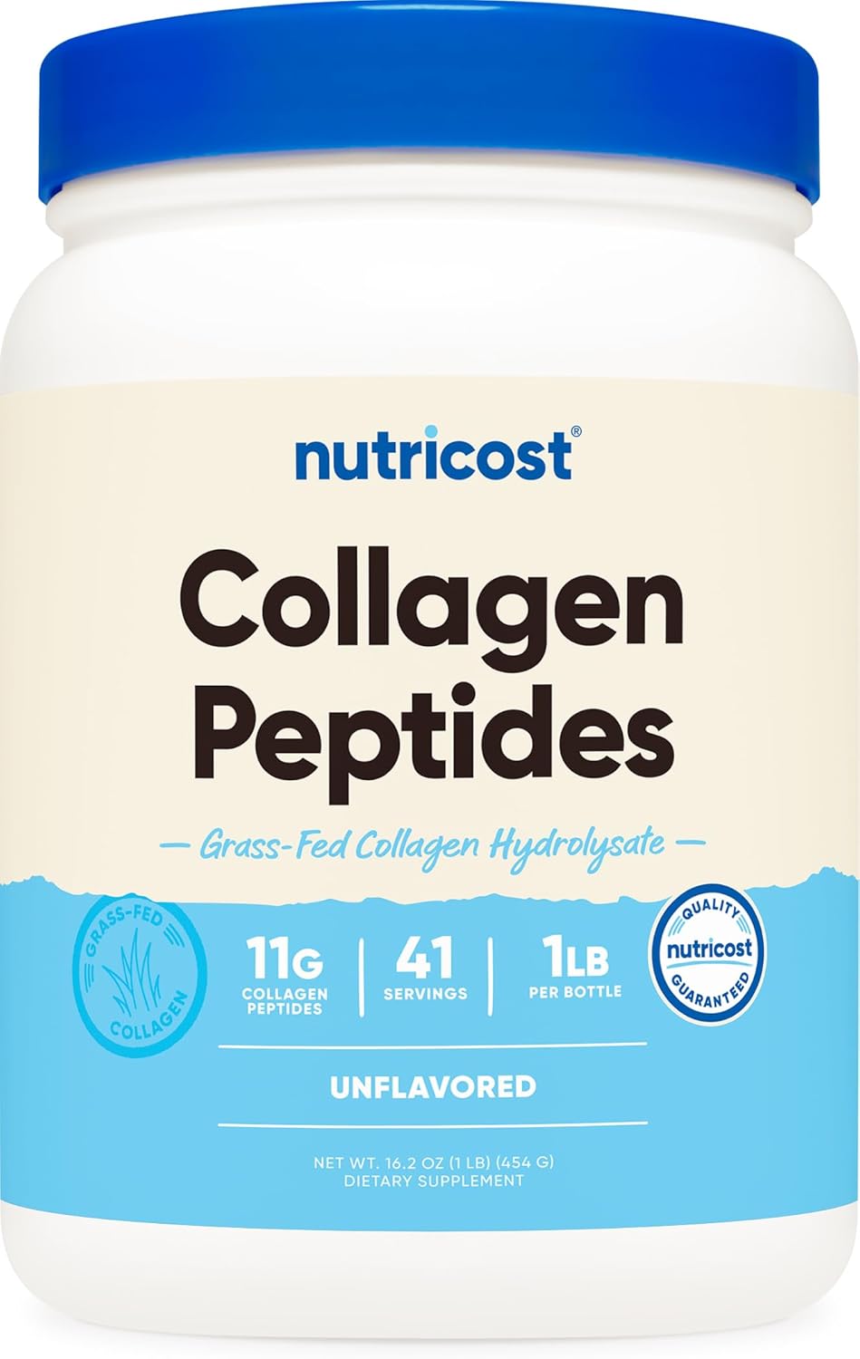 Nutricost Collagen (Kolajen) Peptides Powder 1LB (454 G)