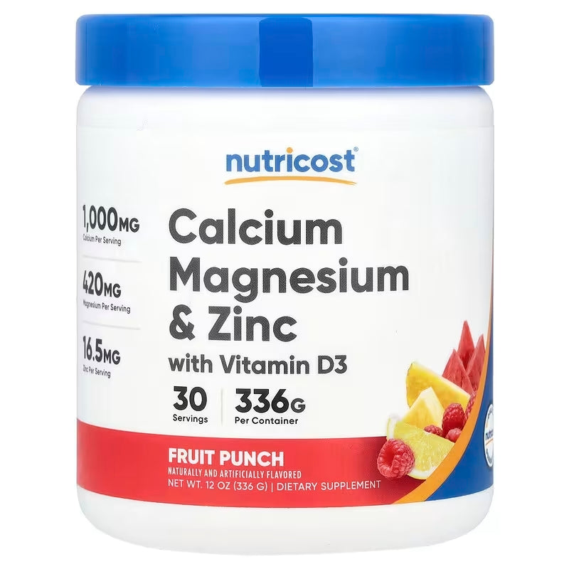 Nutricost, Calcium Magnesium & Zinc With Vitamin D3 - 336 Gram