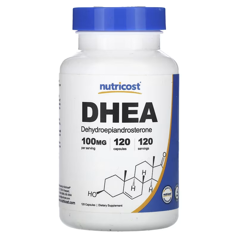 Nutricost DHEA 100mg 120 Caps - Gluten Free, Soy Free, Non-GMO