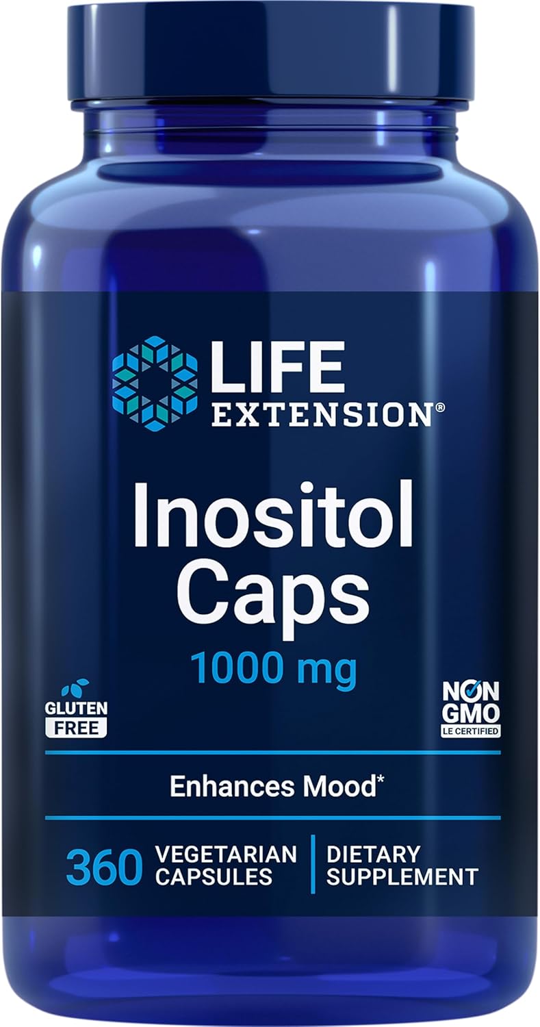 Life Extension Inositol Caps – 1000 mg – 360 Capsules