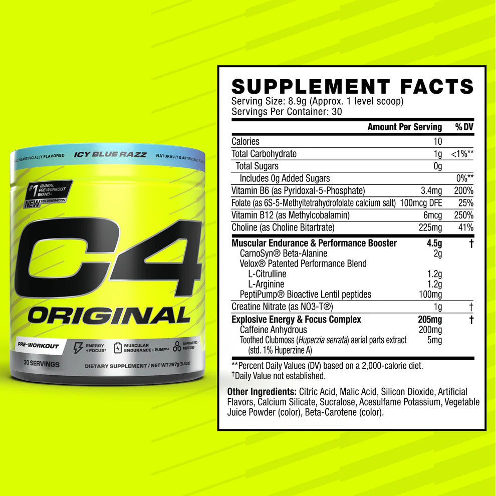 C4 Original PreWorkout Powder 30 Servis