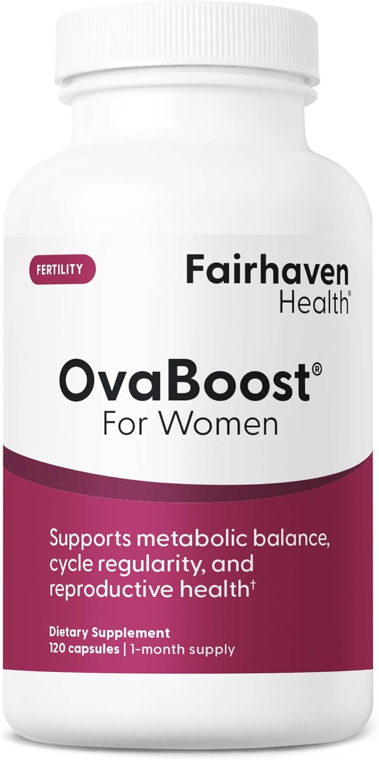 Fairhaven Health Ovaboost Fertility Supplements for Women 120 Capsules