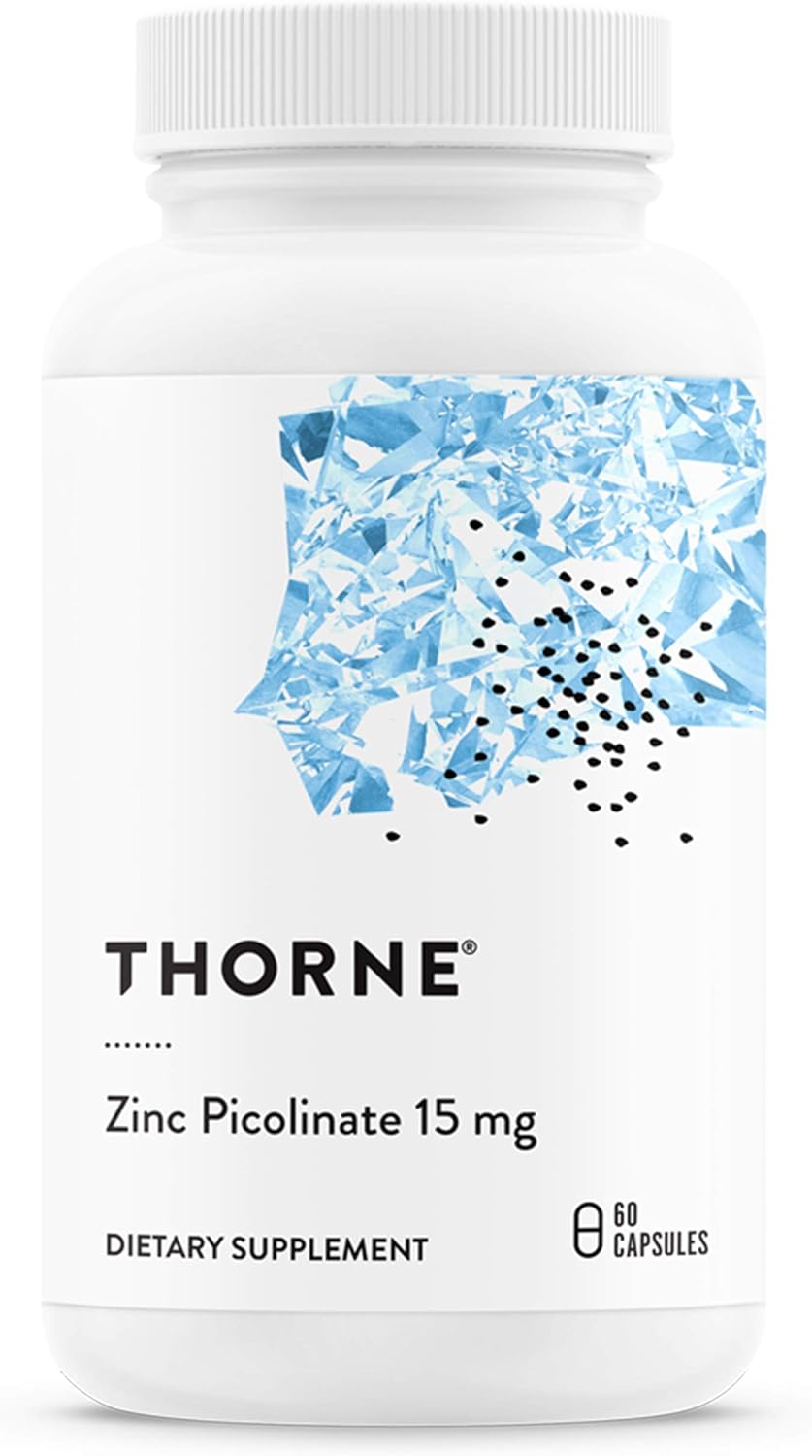 Thorne Zinc Picolinate 15mg - 60 CapsV - Çinko Takviyesi