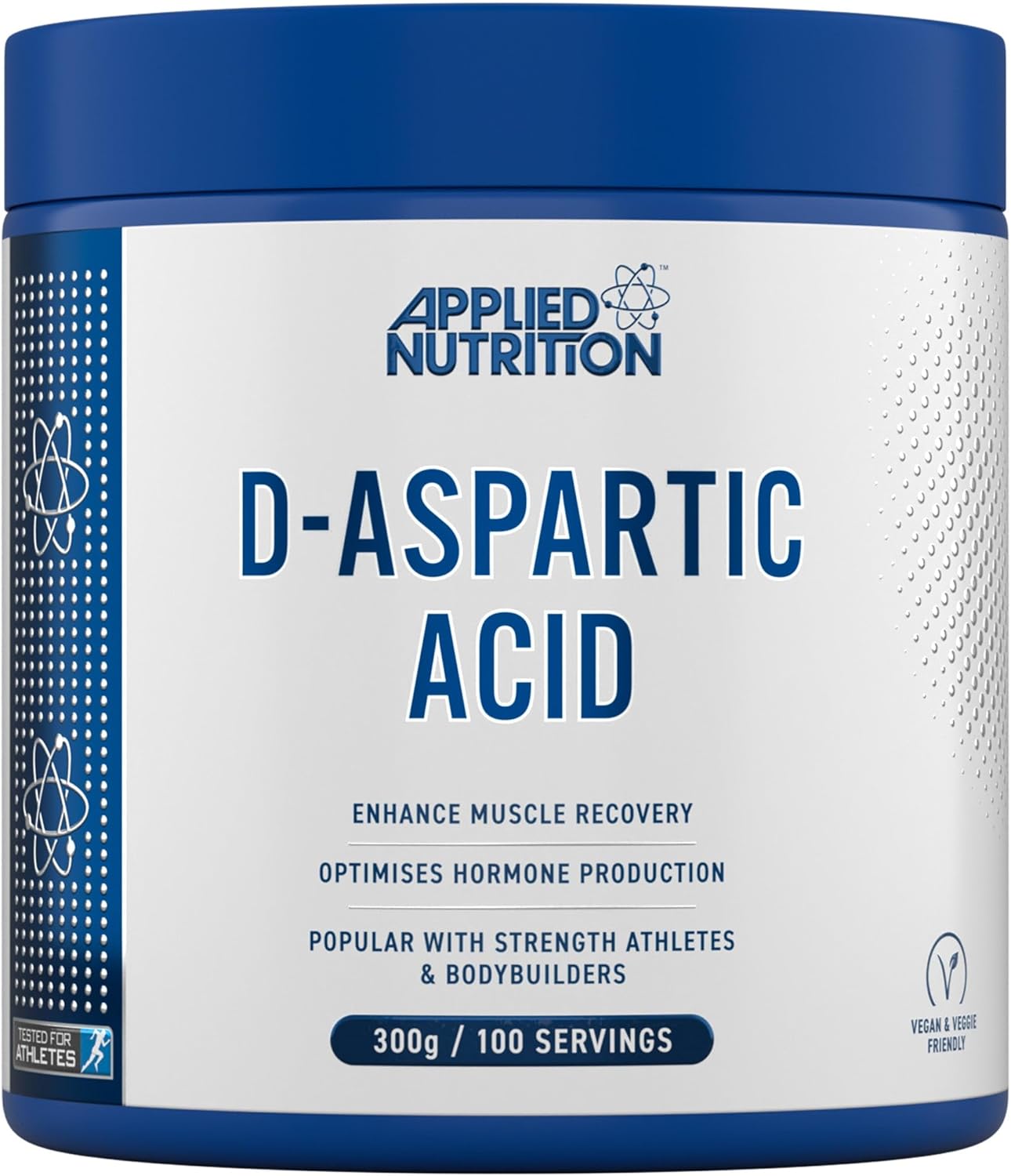 Applied Nutrition Daa-Aspartic Acid - Natural Booster for Enhanced Performance (300g - 100 Servings)