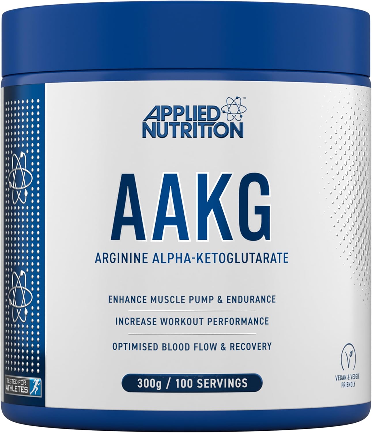Applied Nutrition AAKG - L Arginine Alpha Ketoglutarate 3000mg Nitric Oxide Energy Boost Muscle Pump