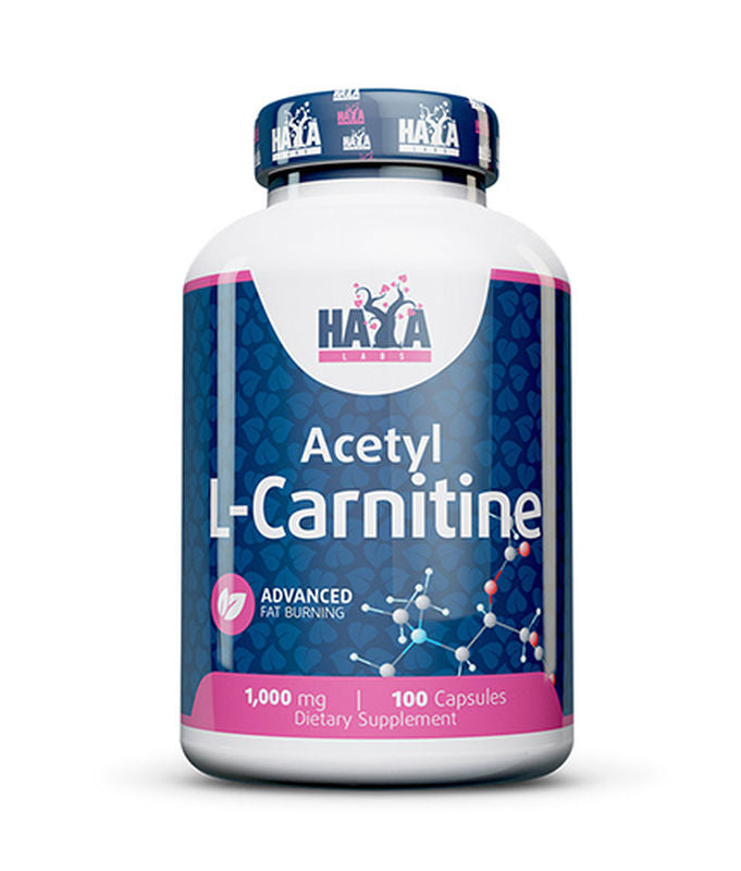 Haya Labs Acetyl L-Carnitine Hcl Burner 1000mg / 100 Caps
