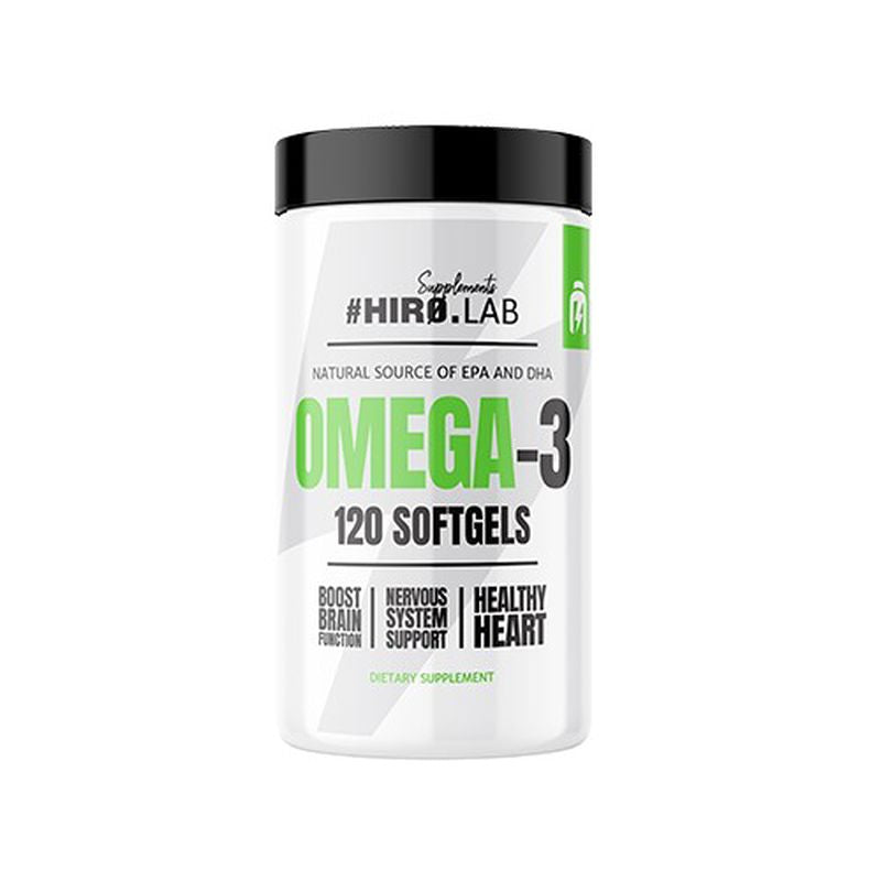 Hero Lab Omega-3 Fish Oil Balık yağı | 65% EPA + DHA 120 Caps