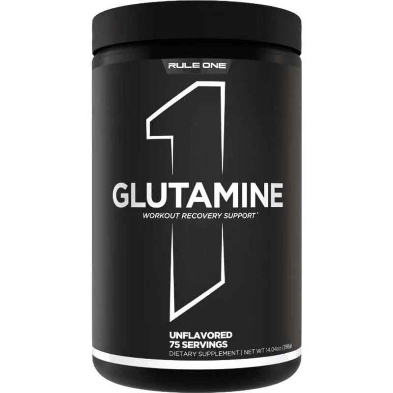 Rule1 R1 %100 micronized Glutamine 75 Serv Unflavored, 398g