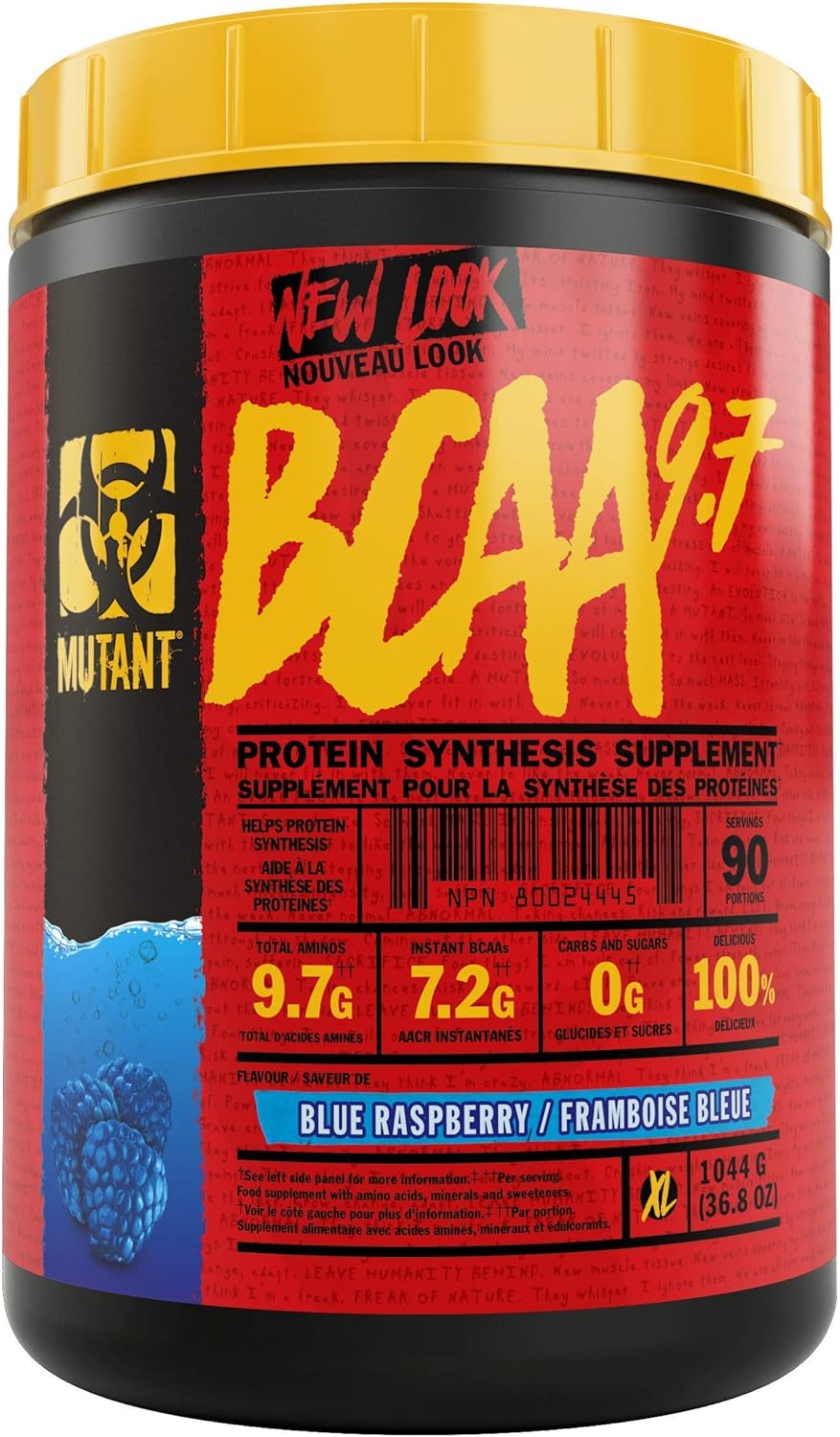 MUTANT BCAA 9.7 Micronized Amino Acid and Electrolyte Support Stack | 1044g / 90 Servis