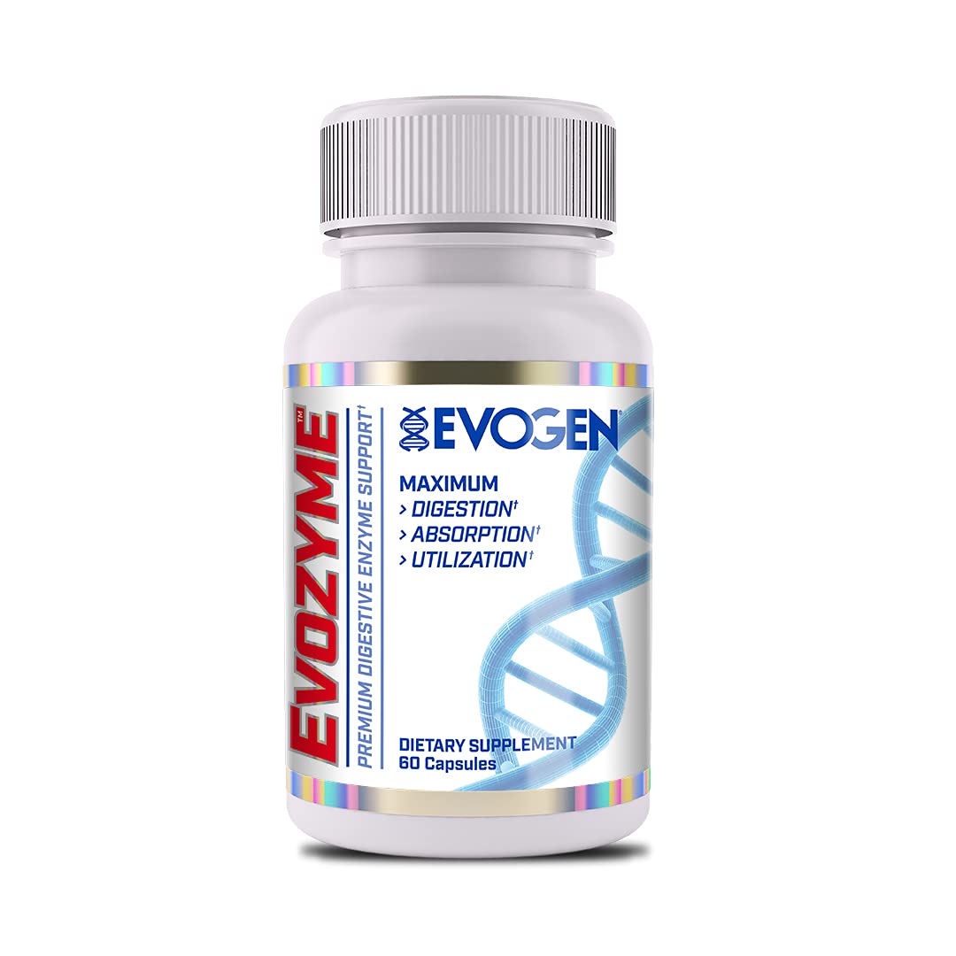 Evogen Evozyme Digestive Enzymes Enzymes Digestion Absorption Nutrient Utilization Support 60 Caps