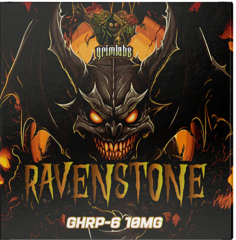 Grimlabs Ravenstone - GHRP 6 10mg & Bacteriostatic Water