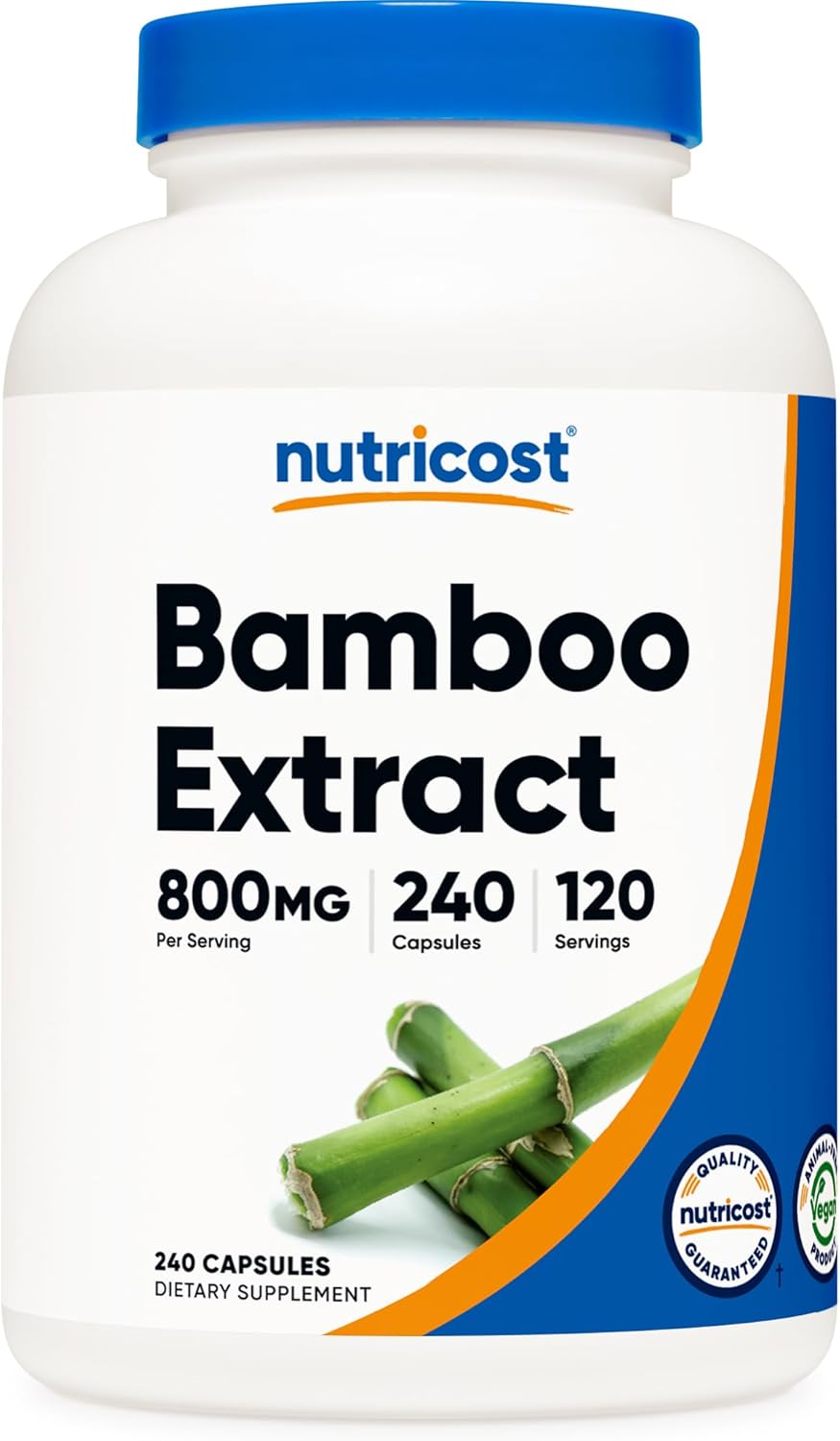 Nutricost Bamboo Bambu Extract 400 mg, 240 Caps- Vegan, Gluten Free and Non-GMO