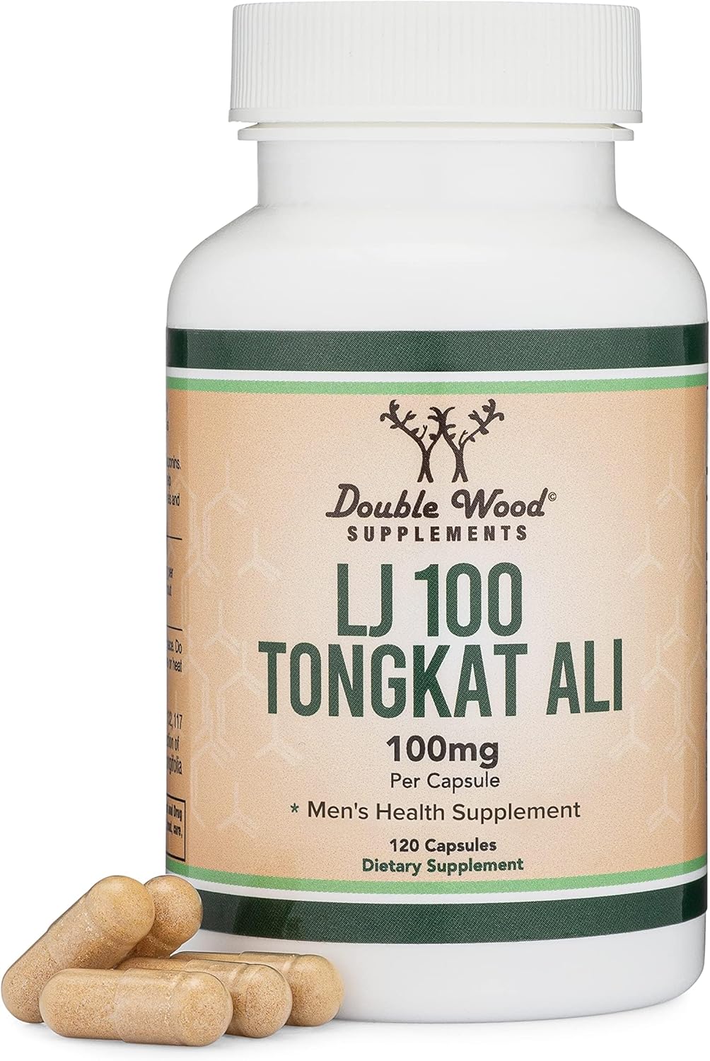 DOUBLE WOOD LJ Long Jack 100 Tongkat Ali 120 Caps - Men's Heath Supplement