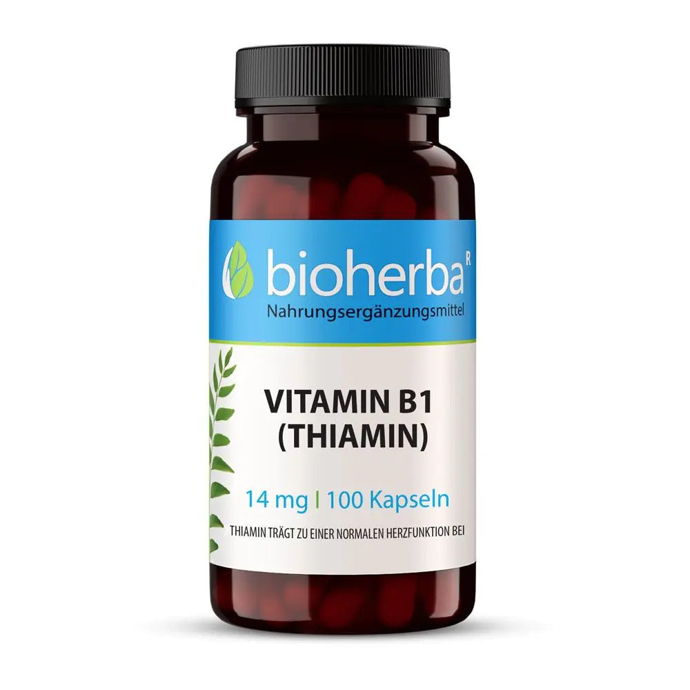 Bioherba Vitamin B1 Benfotiamine (Thiamine) 14 mg 100 Caps