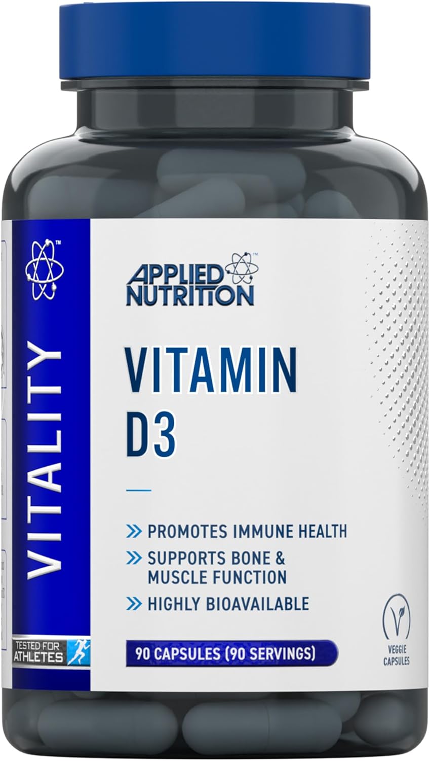Applied Nutrition Vitamin 3000 IU D3 Vitamin 90 Caps
