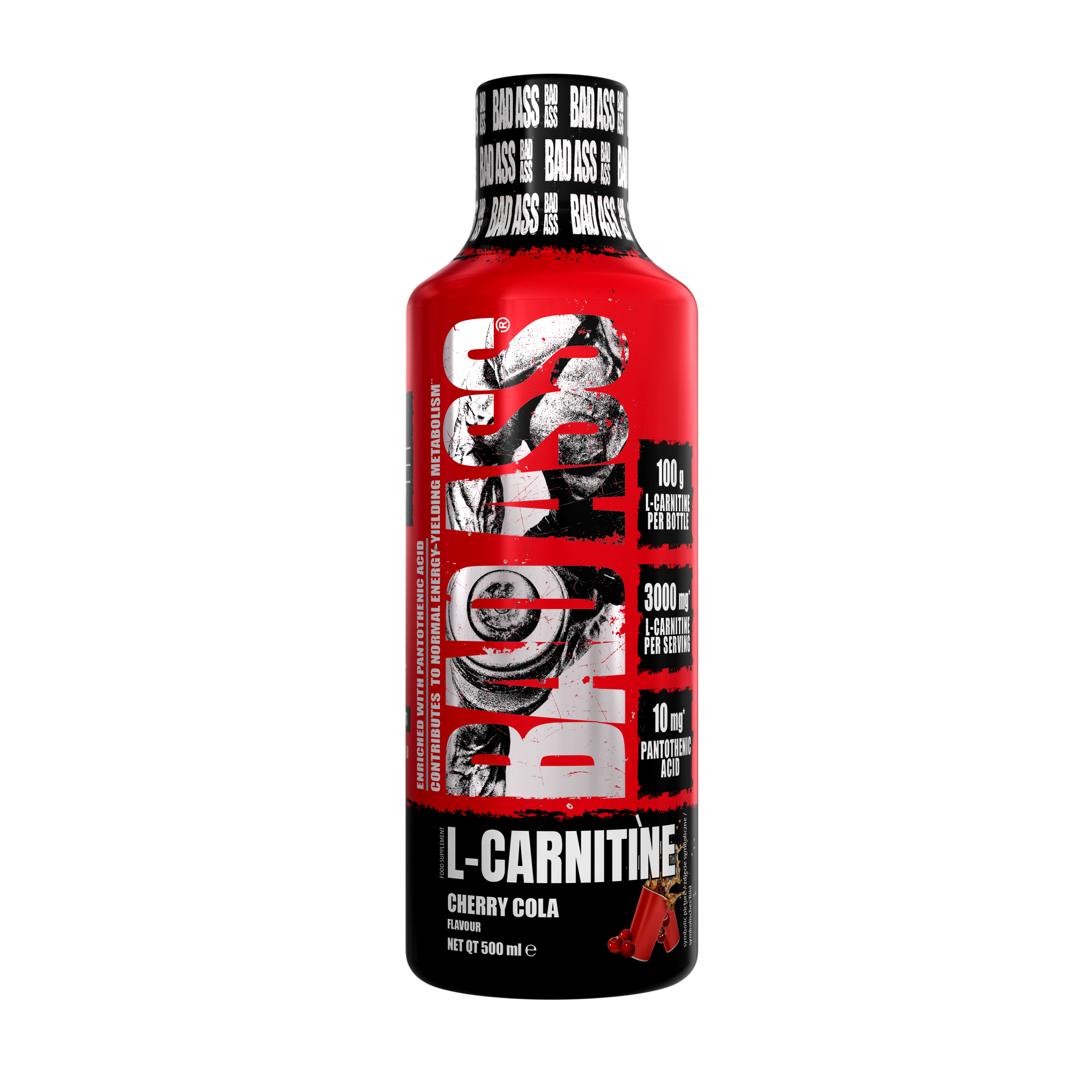 BAD ASS L-Carnitine(Karnitin) Burner 2000 Mg 500 ml - 50 SERVİS