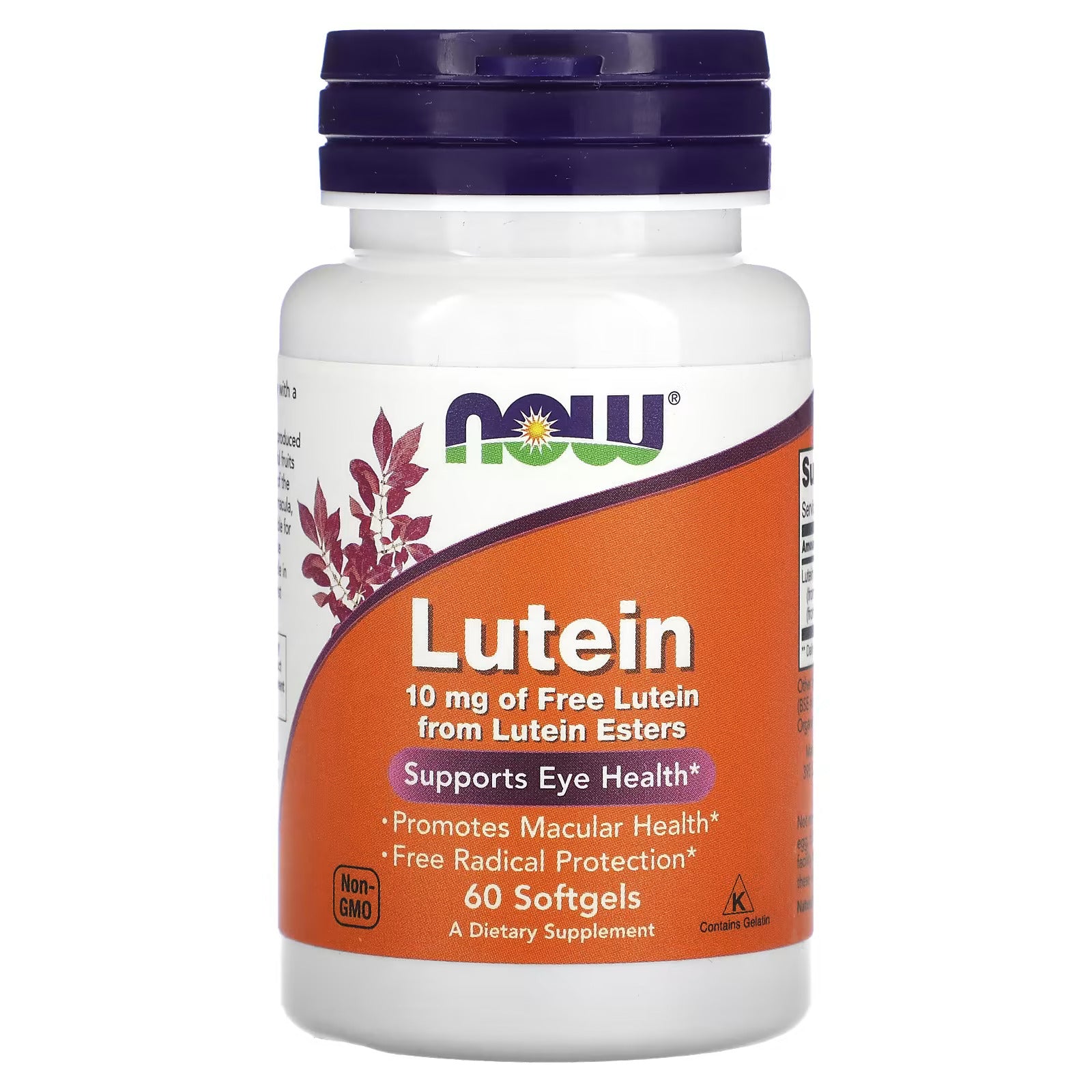 Now Foods, Lutein Eye(Göz) Health 10 Mg, 60 Softgels