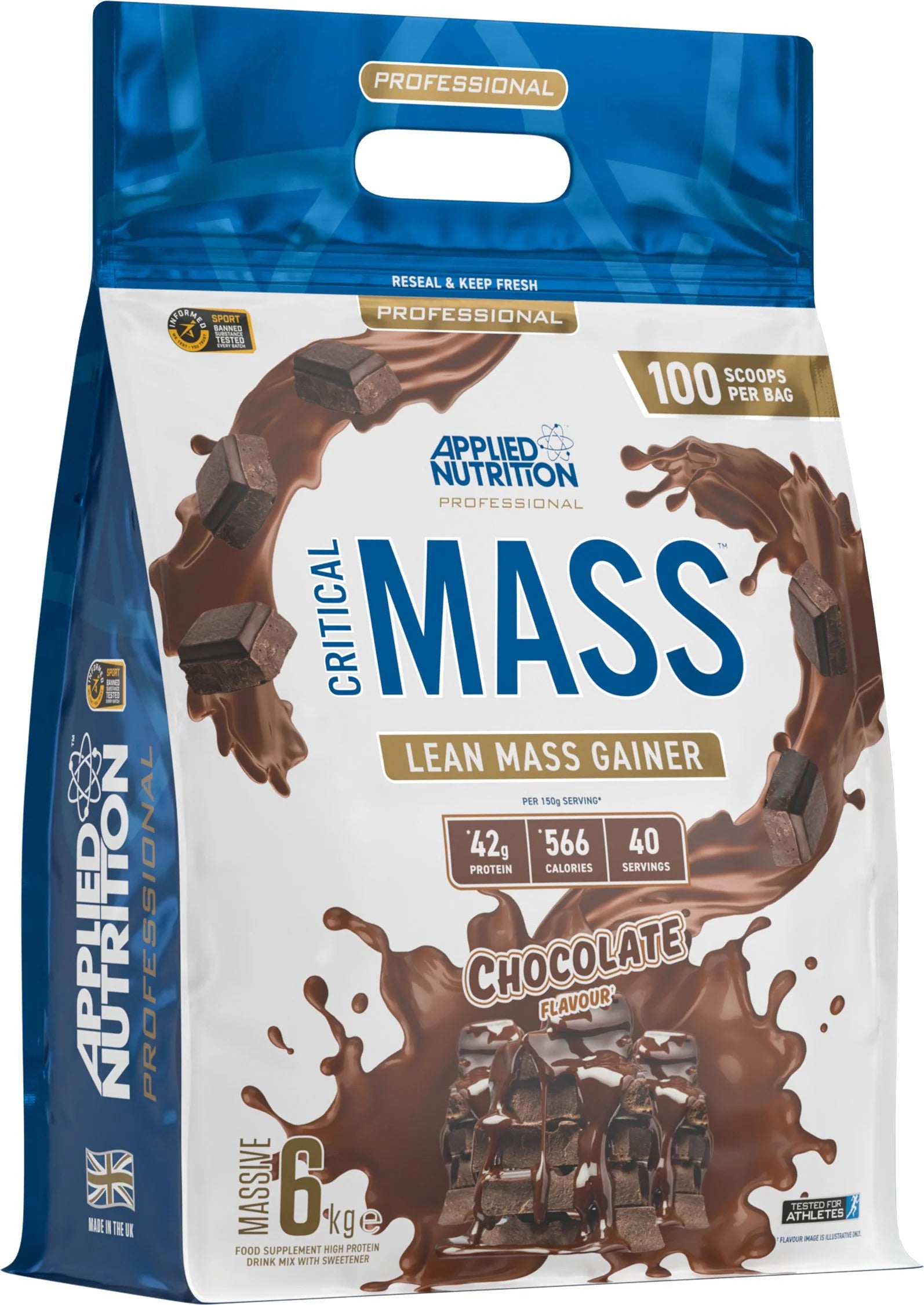 Applied Nutrition Critical Mass Professional - Lean Mass Gainer 6 Kg - 40 servis