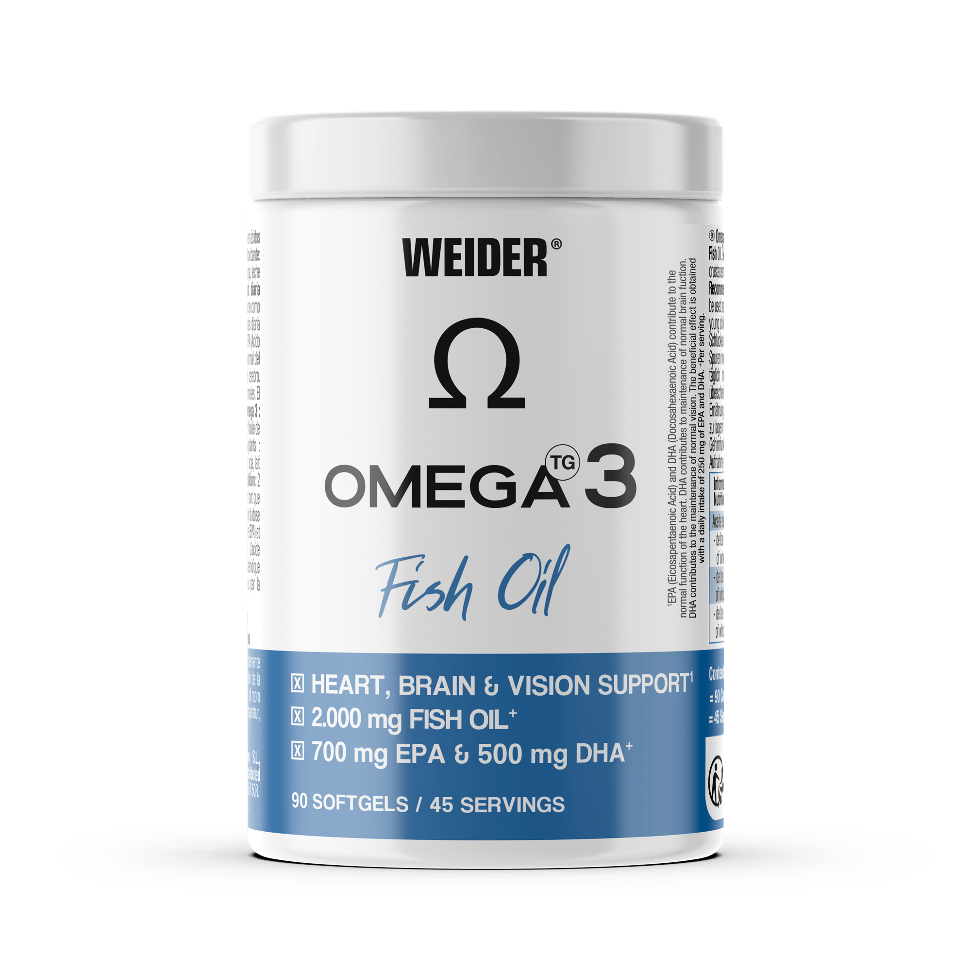 Weider Omega Fish oil (Balık yağı) 3 2000 mg 90 Softgels
