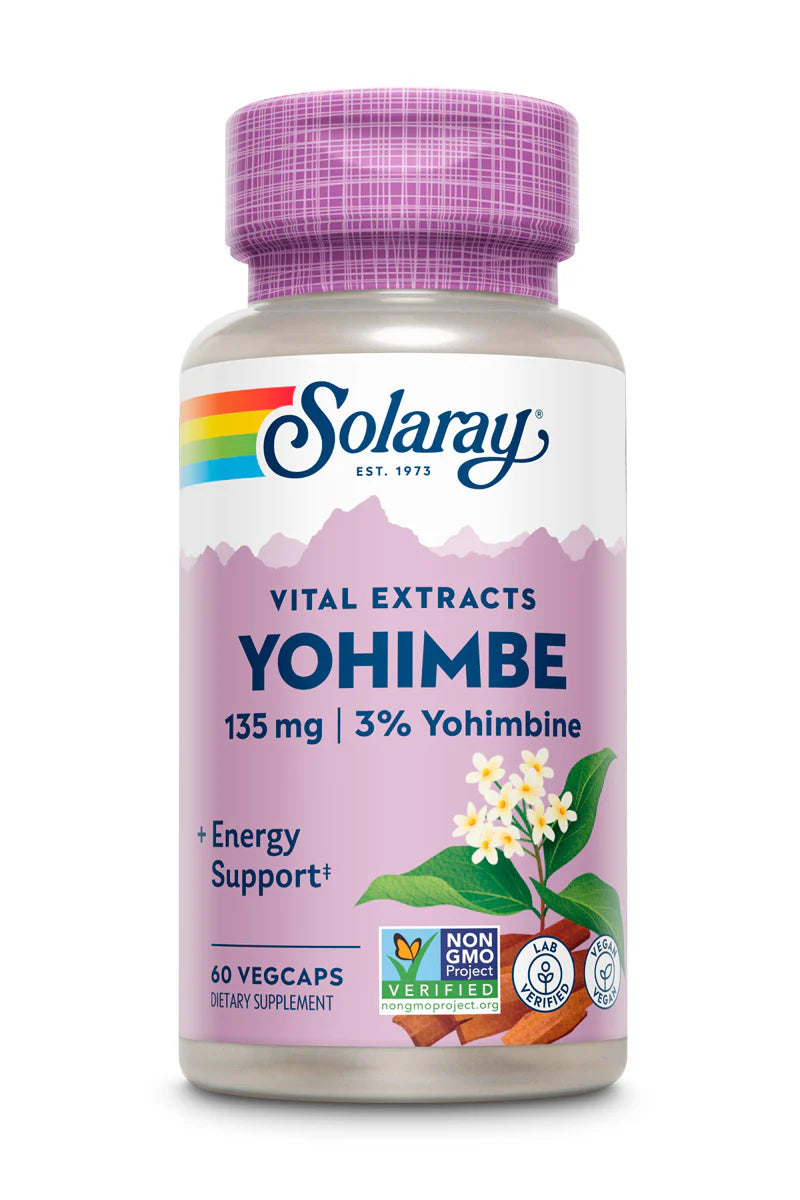 Solaray Yohimbe(Yohimbine) Bark Extract 135mg 60 Caps