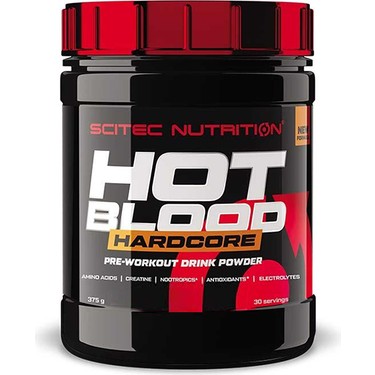 SCITEC Hot Blood Hardcore Preworkout 375 GRAM