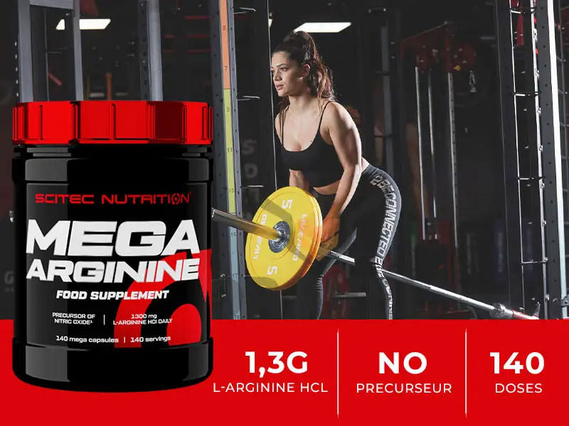 Scitec Mega Arginine(Arjinin) Nitric Oxide (140 caps)
