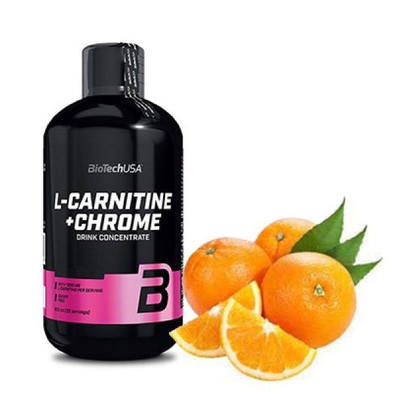 Biotech USA L-Carnitine(Karnitin) + Chrome - 500 ml - 33 Servis