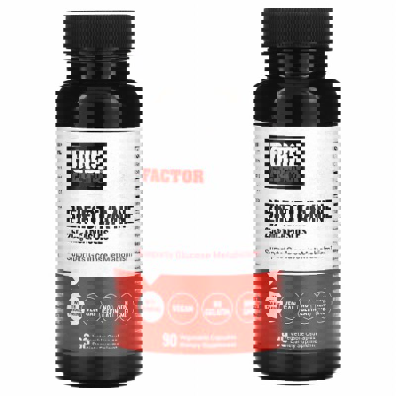 Force Factor Tiamin Vitamin B1 Benfotiamine 250 mg 90 Veg Caps