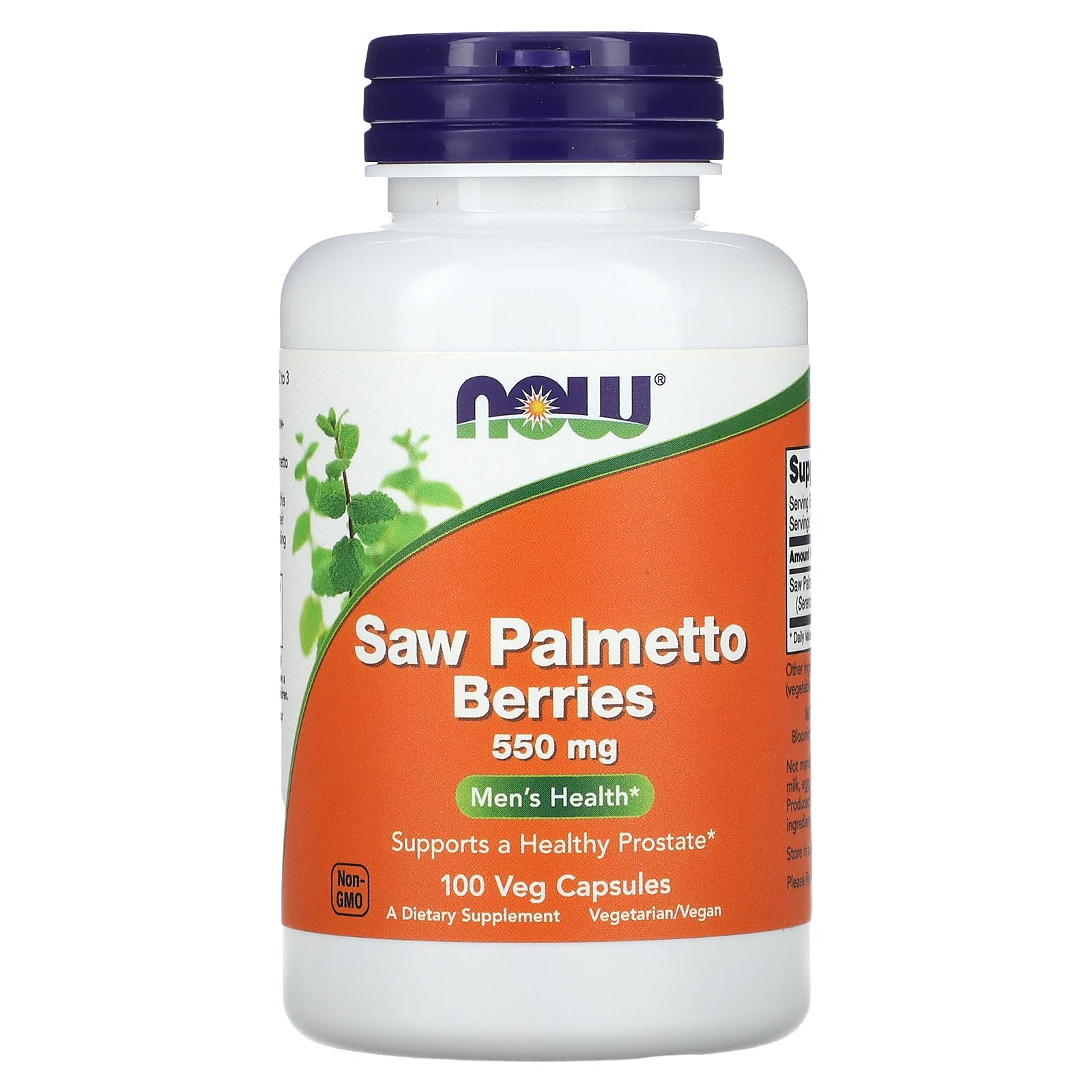 Now Saw Palmetto Prostate 550mg 100 Vcaps
