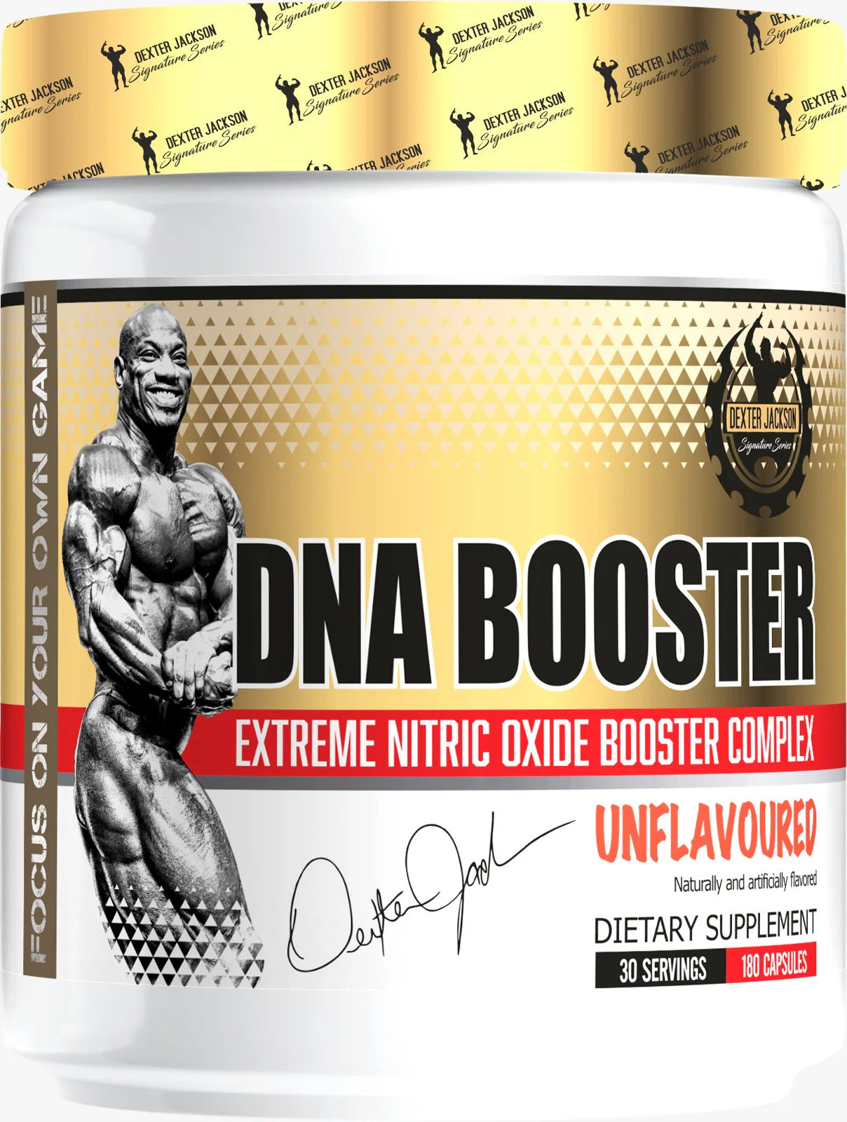 DEXTER JACKSON GOLD DNA PUMP BOOSTER Agmatina Sulfate+Grape+Nitrix Oxide 180 CAPS