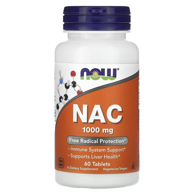 NOW Foods NAC 1000 mg 60 Tablet