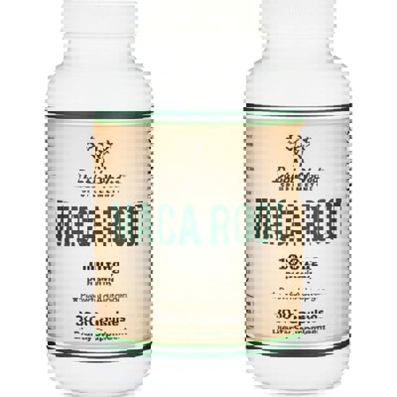 DOUBLE WOOD Maca MATCHA Root 1000 Mg 300 Caps - 150 SERVİS