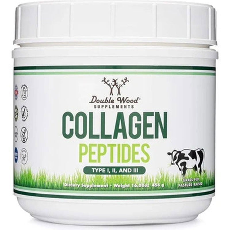 DOUBLE WOOD Bovine Collagen(Kolajen) Peptides 456 g