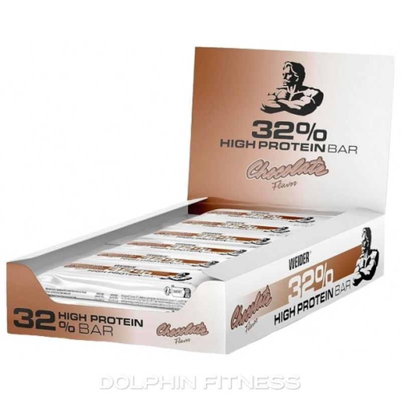 Weider 32% Protein-Bar - 12 x 60 gr Paket
