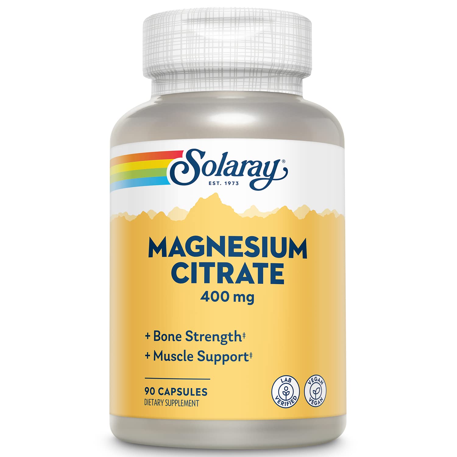 Solaray Magnesium(Magnezyum) Citrate 400 Mg 90 Caps