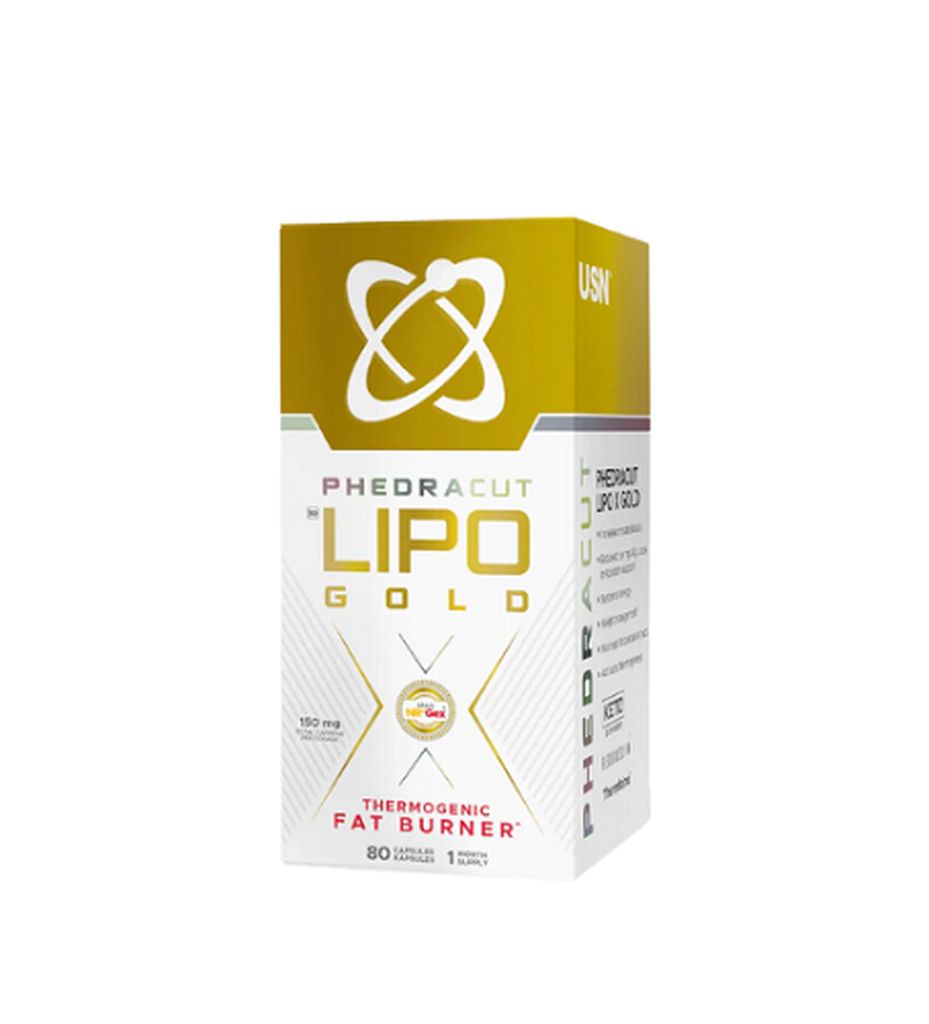 USN Phedra Cut Lipo Fat burner X Gold (Garcinia+Theanine ) 80 Caps