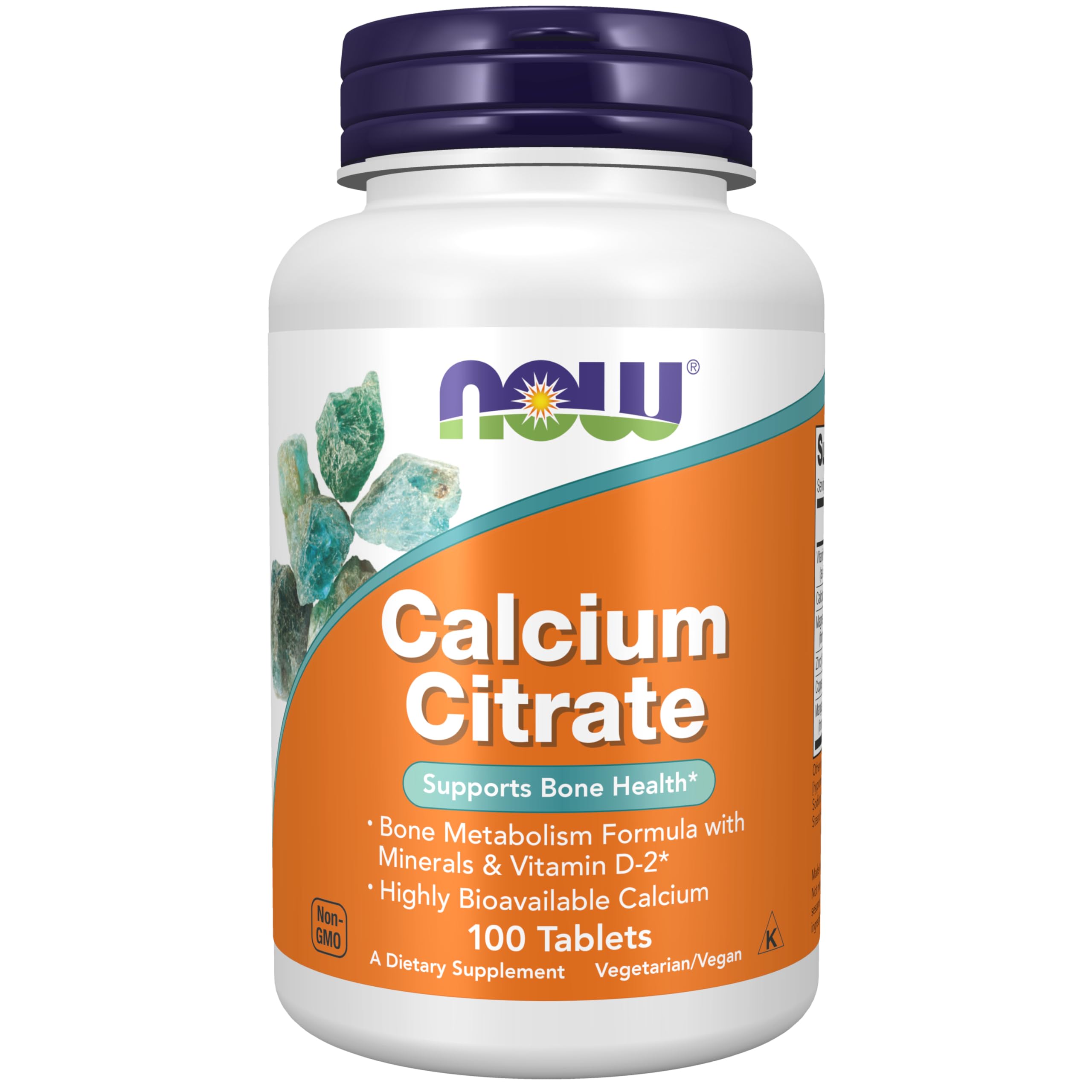 Now Calcium(Kalsiyum) Citrate (Zinc+Copper+Magnesium) 100 Tablets