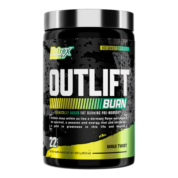 Nutrex Outlift Burn Clinically Dosed Fat Burning PreWorkout