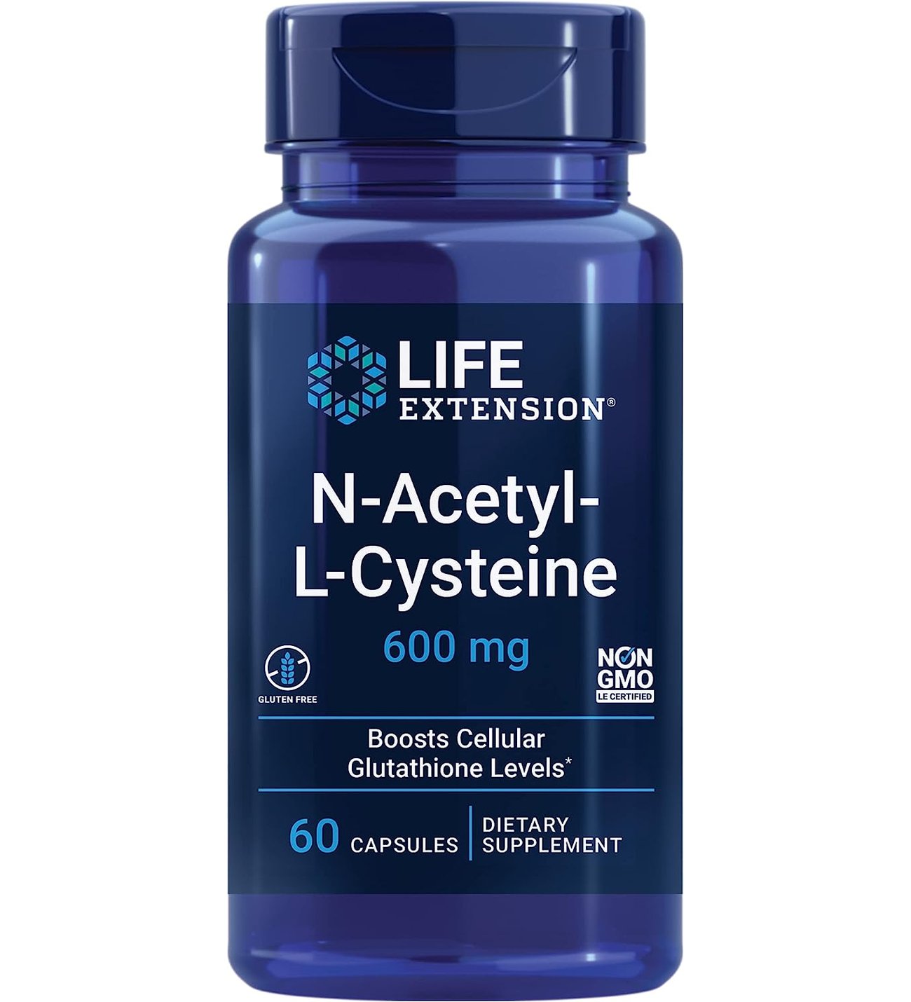 Life Extension, N-Acetyl-L-Cysteine, NAC 600 mg, 60 Capsules